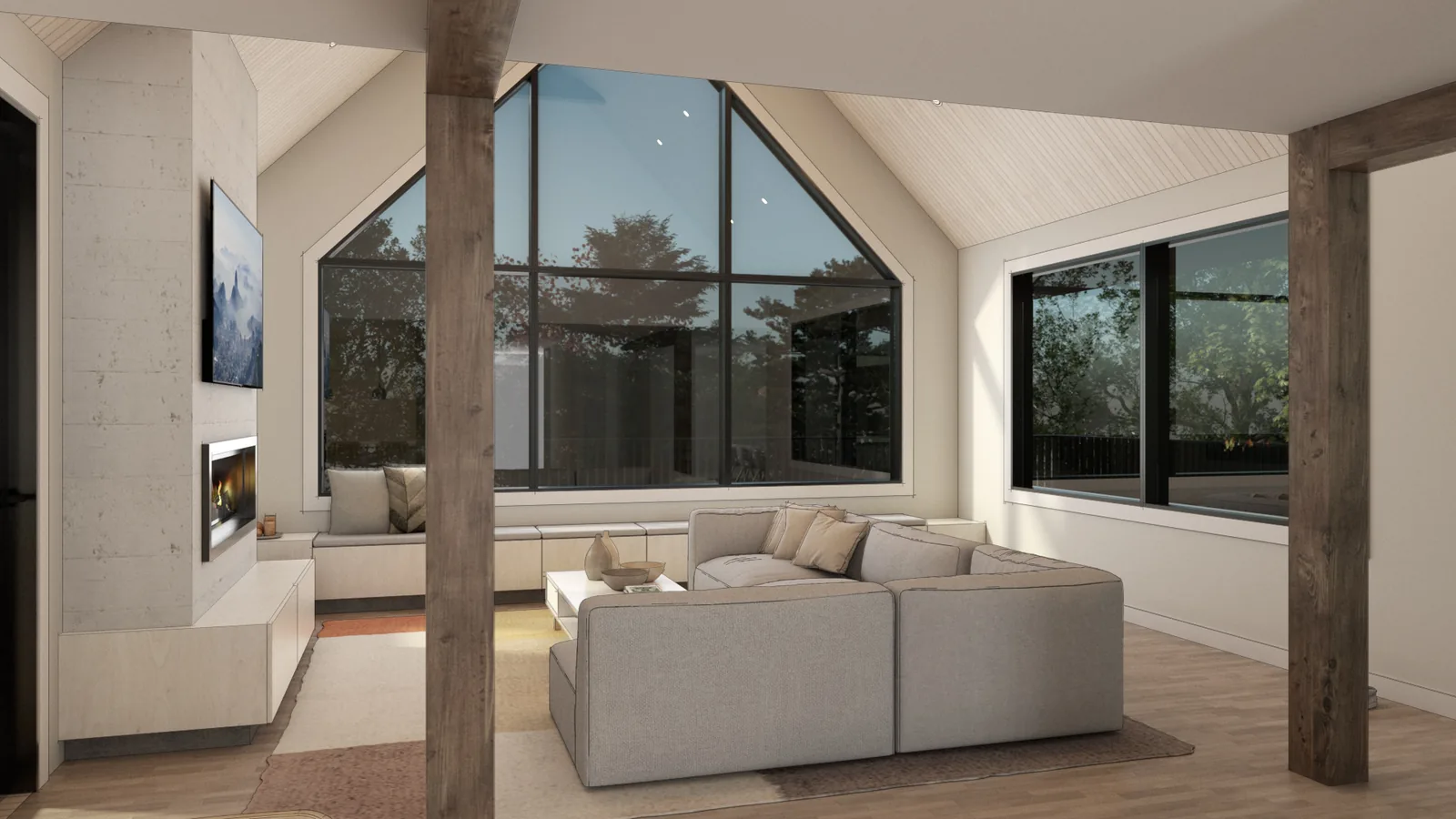 Brush Hill Rd. — living room