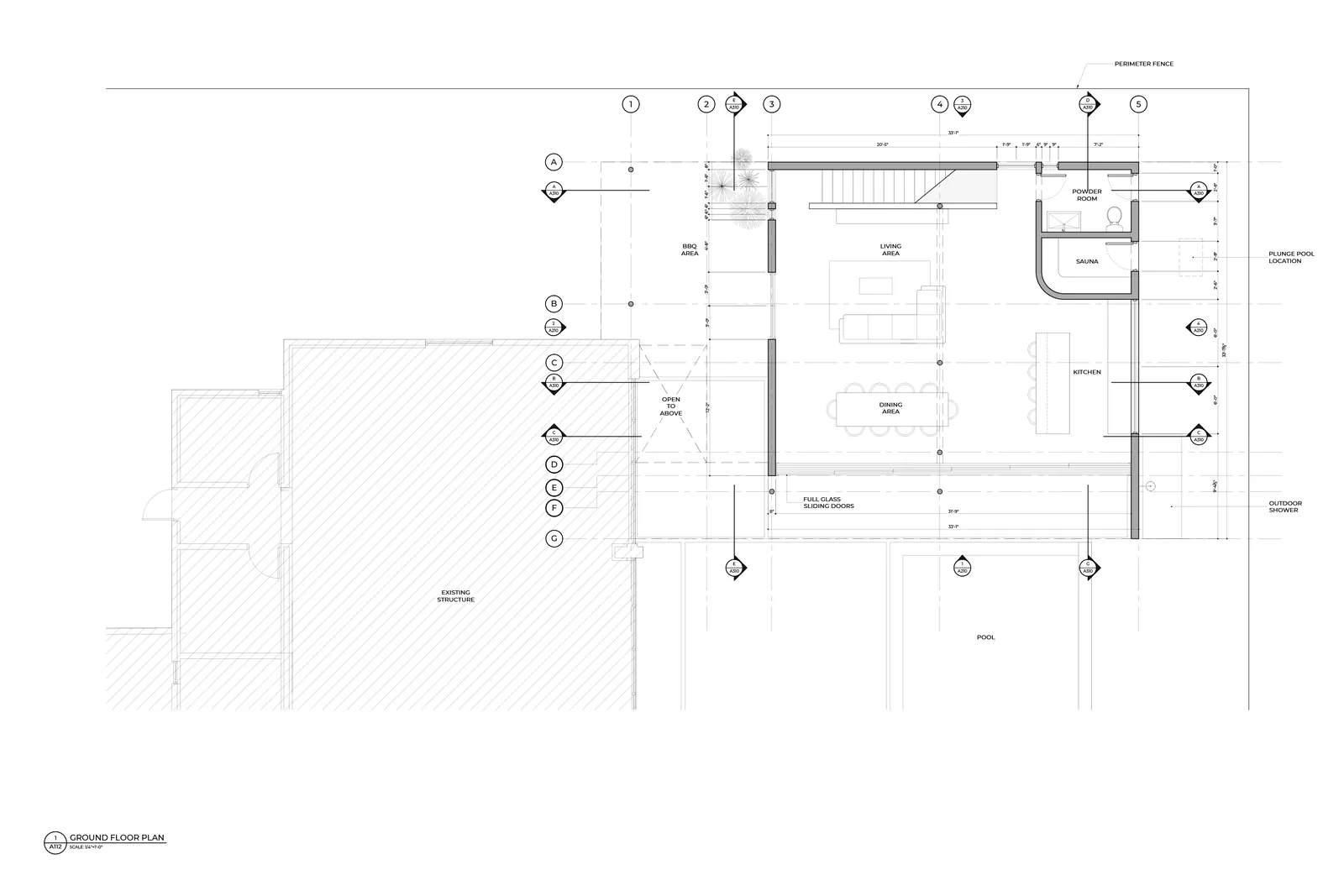 DCE Addition — ground floor plan