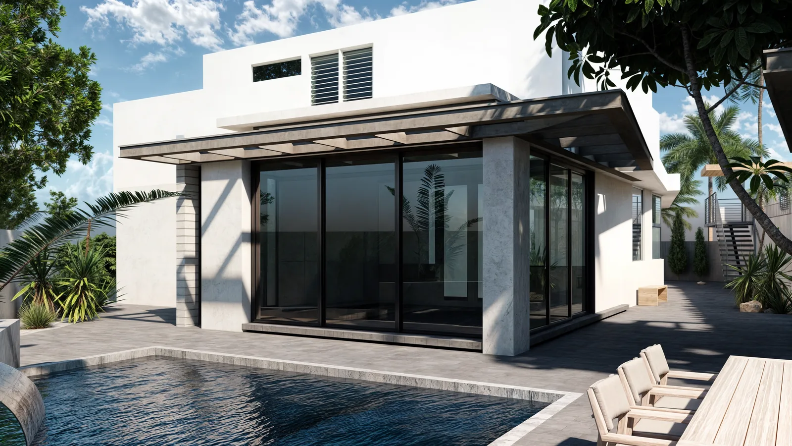 Martin's Court — pool house