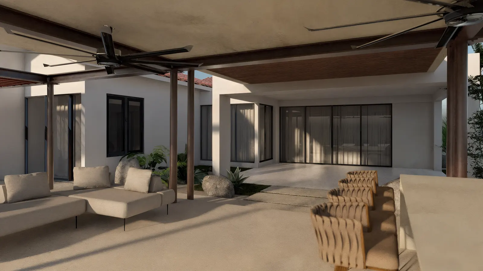 Sabanera Addition — covered terrace